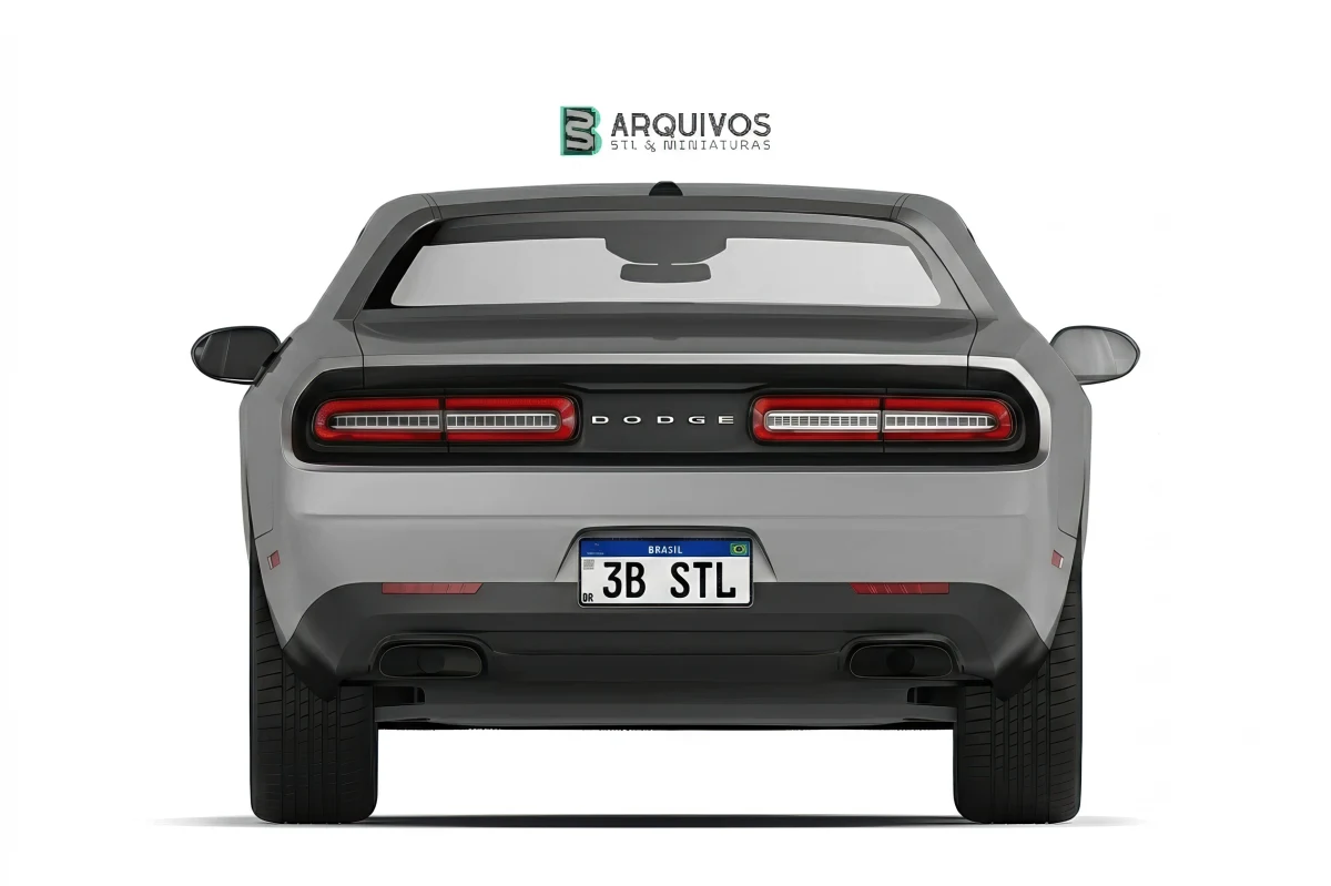 Modelo 3D STL - Dodge Challenger SXT 2015 — foto 5